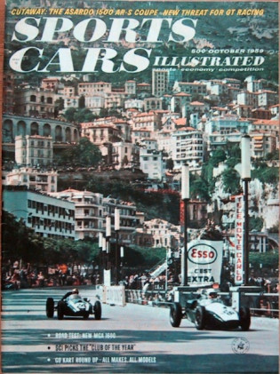 SPORTS CARS ILLUSTRATED 1959 OCT - BROOKS, MGA, TR3-S*